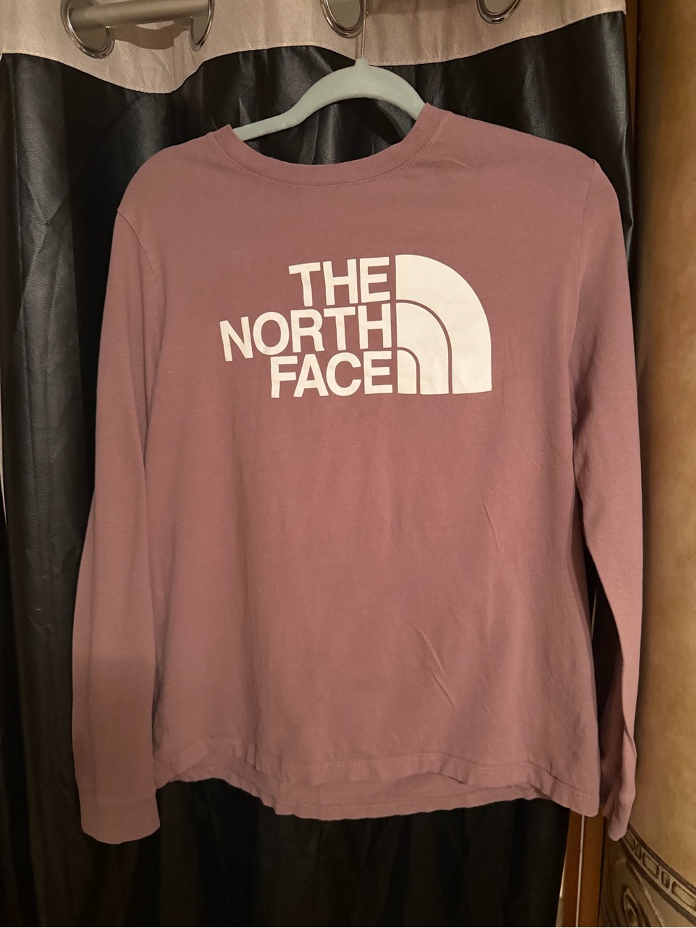 The North Face Mauve Long Sleeve Logo Shirt